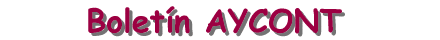 Boletn AYCONT